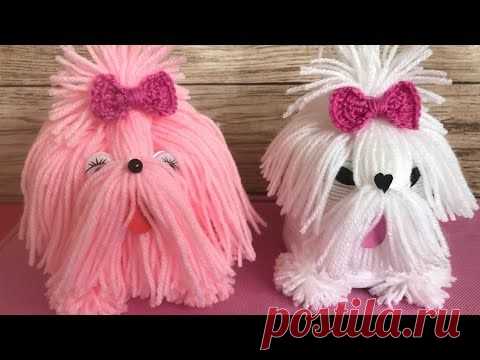 Oct 23, 2019 - Yarn Dog/yarn Puppies/Best out of waste yarn. - YouTube