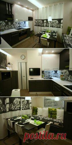 Фотографии ремонта. Дизайн-проект: Как мы кухню запузырили - Школа ремонта