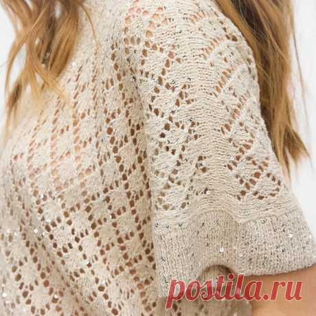 Вязание от бренда Vero Moda. Модели, которые можно повторить на спицах: 4 новинки +схемы узоров | Вяжем вместе! | Дзен