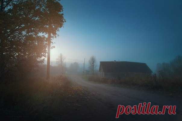 Деревня Нинисельга. Автор фото — Михаил Волов, участник фотоконкурса «Незабываемая Карелия»: vk.com/album-24565142_232106582
