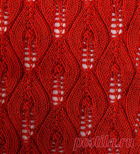 Ажурные узоры спицами, Ажурный узор спицами 82