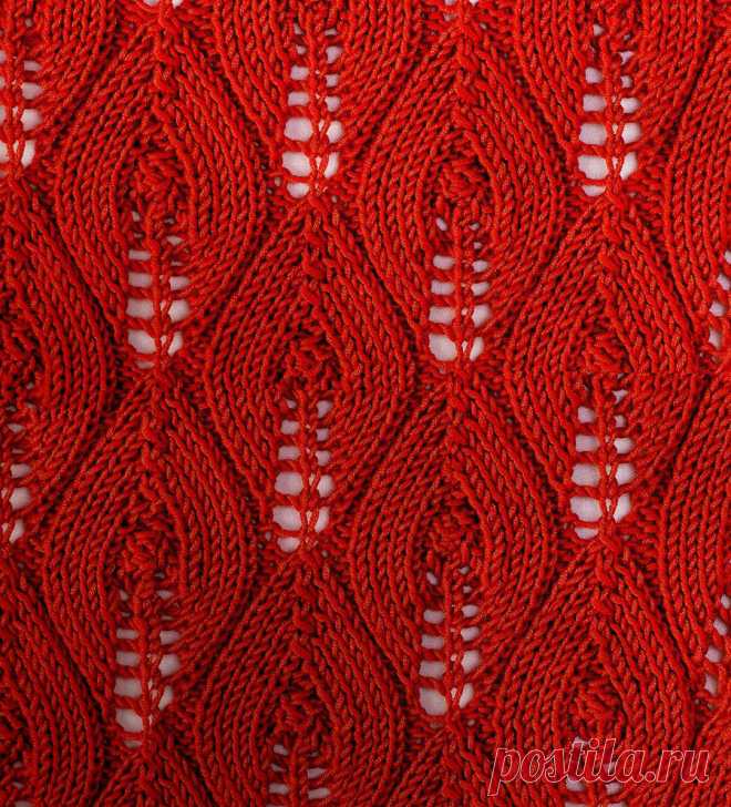 Ажурные узоры спицами, Ажурный узор спицами 82