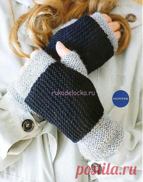 МИТЕНКИ СПИЦАМИ.