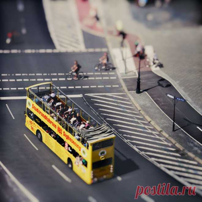 Как выглядят знаменитые города в tilt-shift фотографиях - Фотопанорама