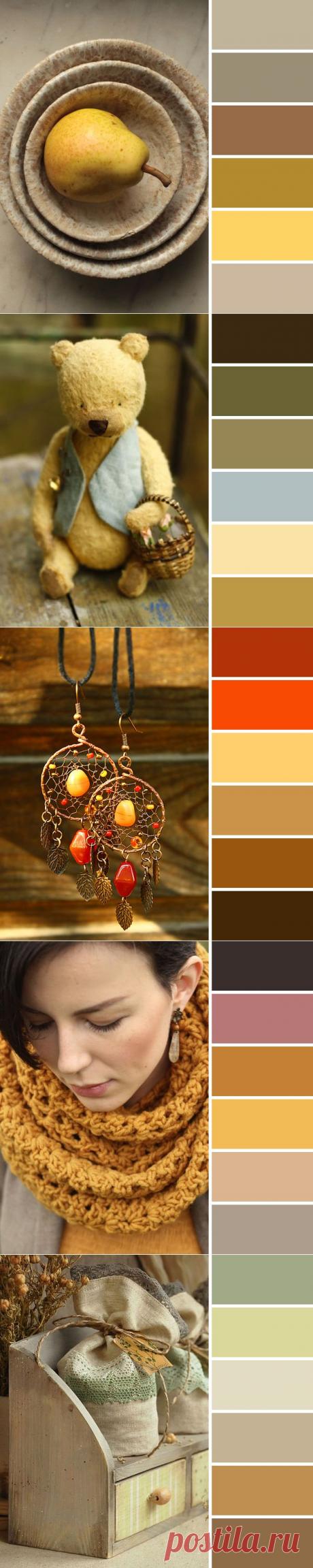 15 чудесных осенних палитр в работах мастеров Ярмарки - Ярмарка Мастеров - ручная работа, handmade