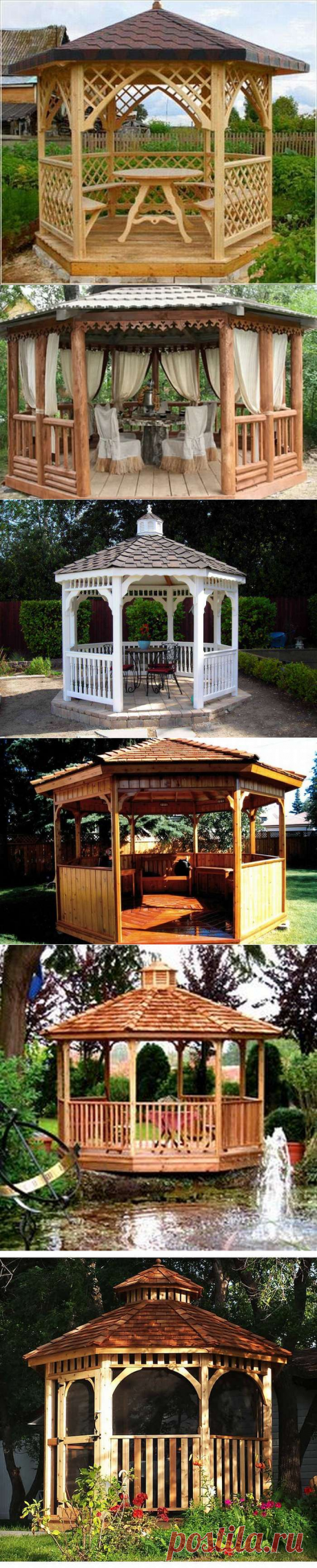 Беседки из дерева своими руками 300 фото, чертежи, схемы