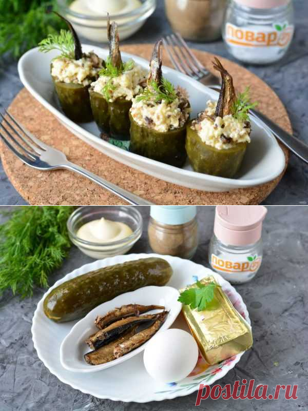 Фаршированные соленые огурцы | Вкусные кулинарные рецепты