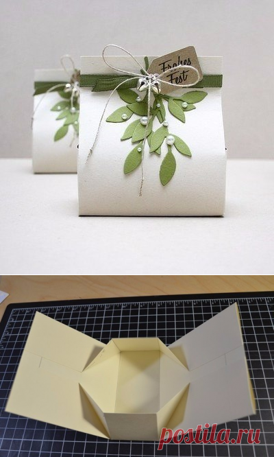 Подарочная упаковка-пакет — Сделай сам, идеи для творчества - DIY Ideas