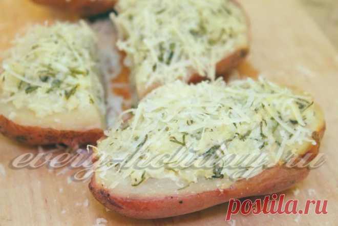Лодочки из картошки в мундире с начинкой в духоке, рецепт с фото﻿