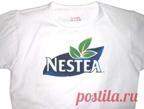 Футболка женская печать лого NESTEA