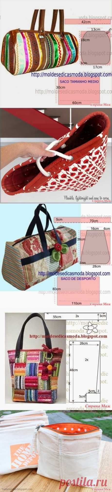 Сумок много не бывает... Выкройки-шаблоны сумок - Клуб рукоделия - Страна Мам