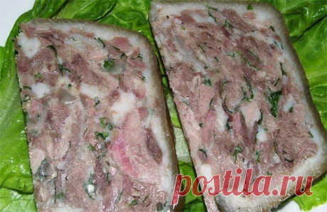 САЛЬТИСОН ИЗ СВИНОЙ РУЛЬКИ