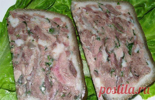 САЛЬТИСОН ИЗ СВИНОЙ РУЛЬКИ