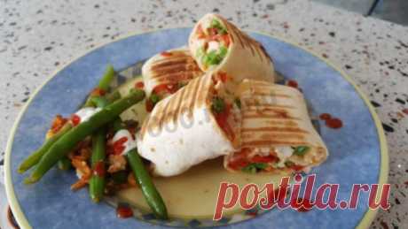 Бурито с курицей и стручковой фасолью рецепт с фото пошагово - 1000.menu