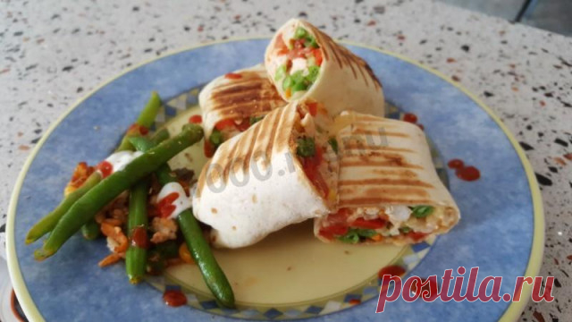 Бурито с курицей и стручковой фасолью рецепт с фото пошагово - 1000.menu