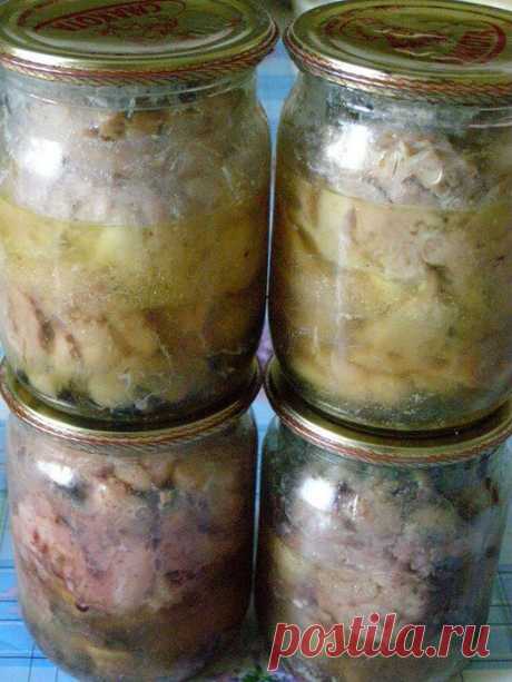 Домашняя тушенка из курицы.
