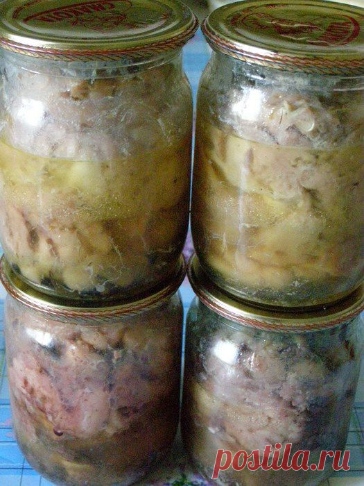 Домашняя тушенка из курицы.