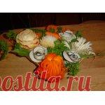 Цветок из сладкого перца - кулинарный рецепт