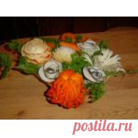 Цветок из сладкого перца - кулинарный рецепт