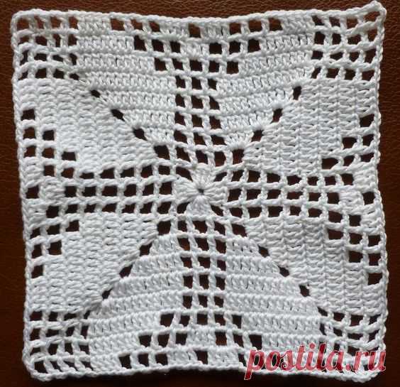 SIZE - 20 x 20 cm The pattern is written in American crochet terms. Pattern contains all instructions, photos, diagram etc. SKILL LEVEL - EASY