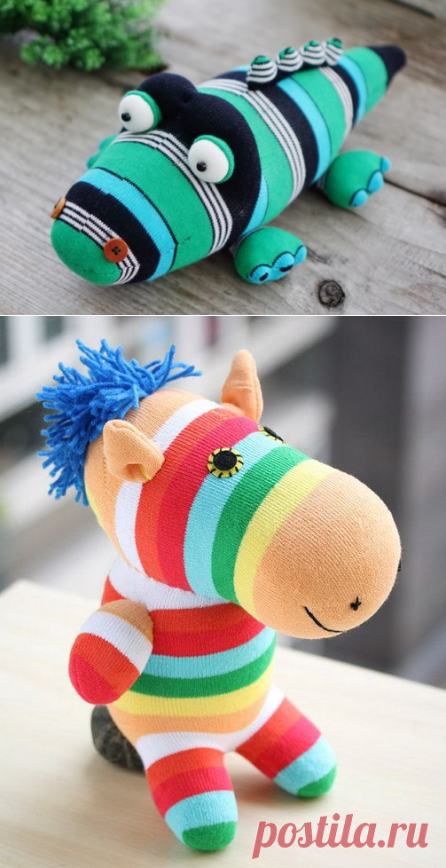 Игрушки из носков своими руками. | ИГРУШКИ СВОИМИ РУКАМИ