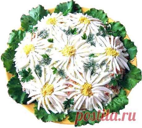 Салат «Ромашковое поле»
