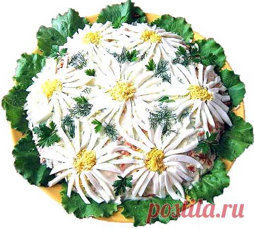 Салат «Ромашковое поле»