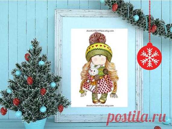 Happy New Year Poster Christmas Nursery Art Watercolor | Etsy Happy New Year Poster, Christmas Nursery Art, Watercolor Painting, Kids Digital Decor, Watercolor Nursery Art Print, Top Sellers Printable _____________________________________________________________________________________  INSTANT DOWNLOAD WATERCOLOR PAINTING  - based on our doll coloring pages -