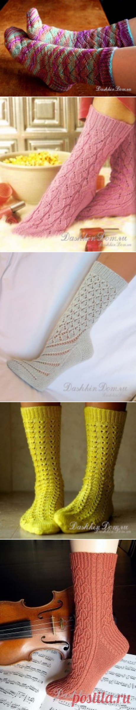 Вязаные носки (подборка моделей) | Дашкин Дом