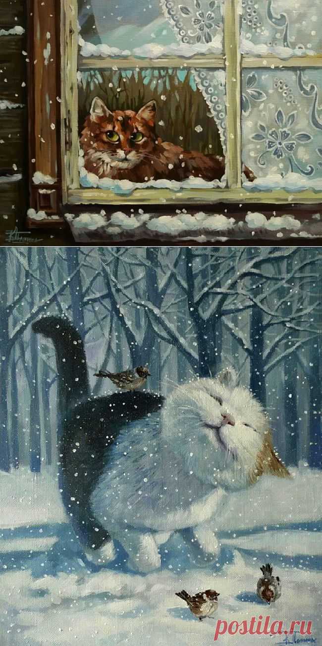 Новогоднее чудо. Художник Кира Панина