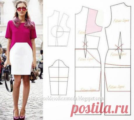 Женская мода - Мода Шаблоны за меру