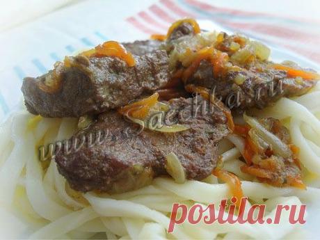 Печень в мультиварке - рецепт с фото