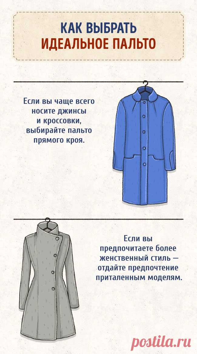 Эта шпаргалка поможет вам выбрать идеальное пальто по типу фигуры | Изюминки