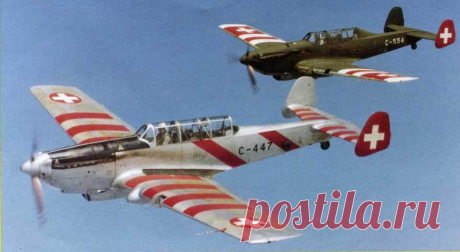 Швейцарские крылья над Альпами — EKW C-36 #1 archivetechburo.ru