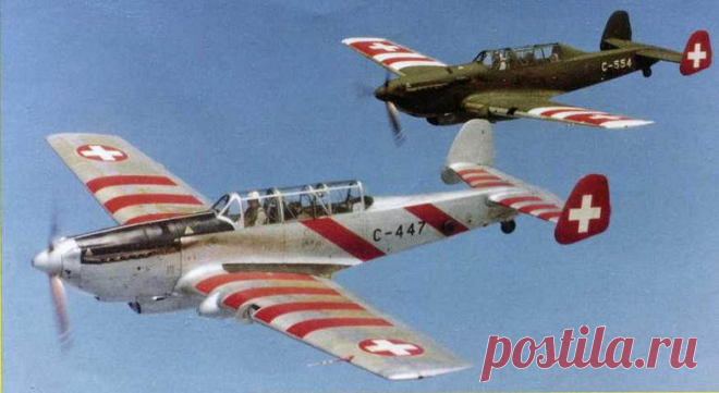 Швейцарские крылья над Альпами — EKW C-36 #1 archivetechburo.ru