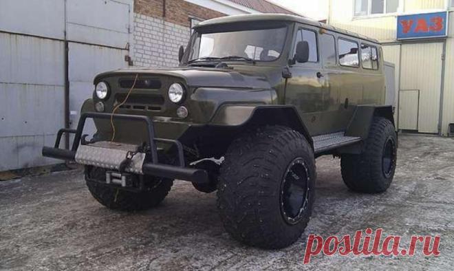 Внедорожник «Медведь» собран из запчастей различных отечественных автомобилей