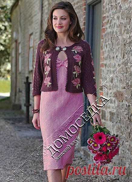 Вязаный жакет от Саши Каган.