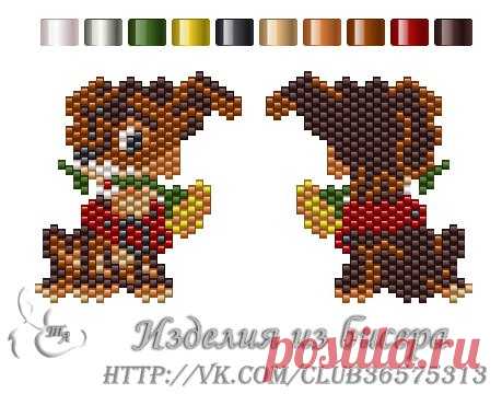 По просьбе рукодельниц! Схемки собачек.