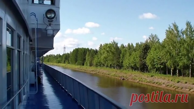 1 Шлюз в Вытегре и выход в Онежское озеро