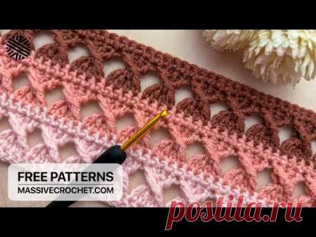This Crochet Pattern for Beginners is a Game Changer! 👍 Easy Crochet Stitch for Blanket & Bag