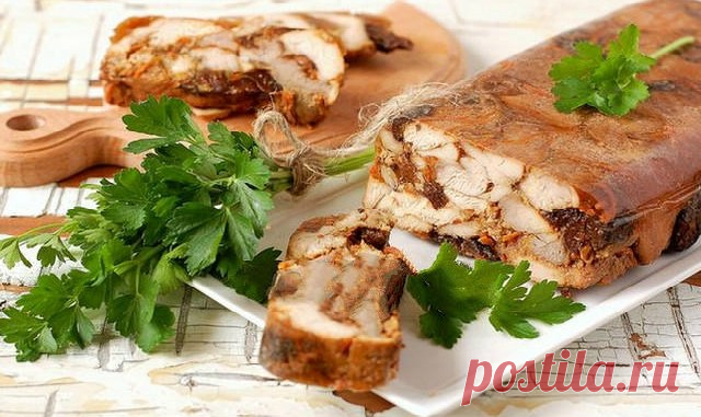 КУРИНЫЙ РУЛЕТ В ЖЕЛЕ — Копилочка полезных советов