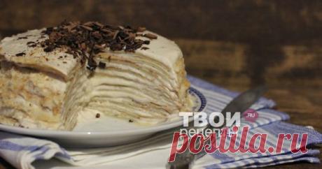 Блинный торт с бананом Отличный рецепт!