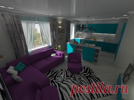 кухня- гостиная в сиреневого цвета: 21 тыс изображений найдено в Яндекс.Картинках