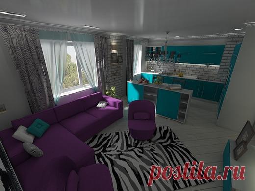 кухня- гостиная в сиреневого цвета: 21 тыс изображений найдено в Яндекс.Картинках