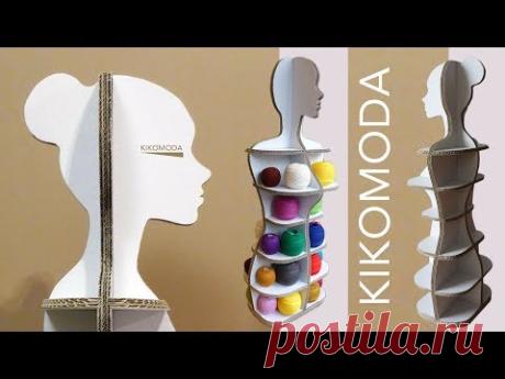 DIY Cardboard Mannequin - shop window decoration HD