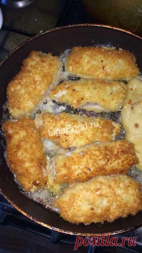 Котлета по-киевски с картофельным пюре