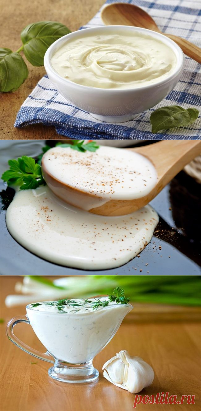 Эти соусы прекрасно заменяют майонез и гораздо полезнее | Четыре вкуса