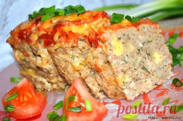 Запечённый мясной хлебец..