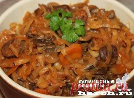 Капуста, тушеная с куриными сердечками и грибами | Харч.ру - рецепты для любителей вкусно поесть