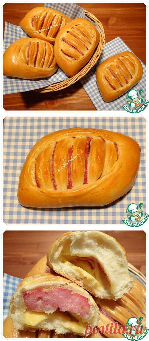 Булочки с ветчиной и сыром. Вариант №2 - кулинарный рецепт